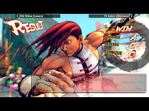 USF4 Grand Finals @ NLBC #138 - OG Shine vs TS Sabin [720p/60fps]