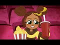 DC Superhero Girls Watching Sonny With A Chance DVD Opening