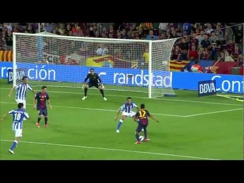 FC Barcelona - Real Sociedad (5-1) Resumen (19/08/12) J1
