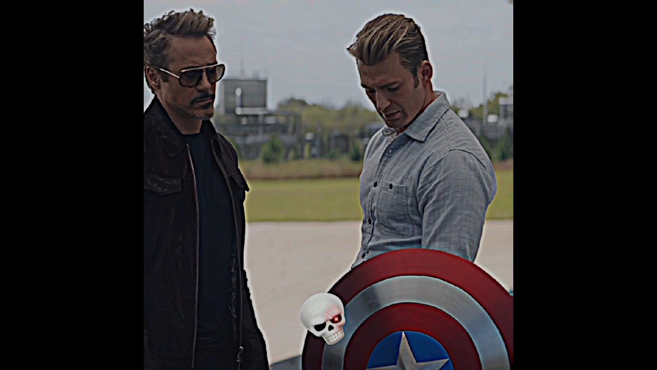 captain America 💀 iron man ☠️ attitude scene #marvel #shortvideos#edit #trendingreels#marvelcaptaina