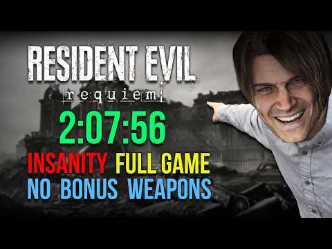 Resident Evil Requiem INSANITY Speedrun in 2:07:56 (Full Game)
