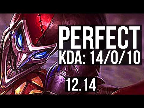 SHACO vs VI (JNG) | 14/0/10, Legendary, 1.1M mastery, Rank 14 Shaco | KR Master | 12.14