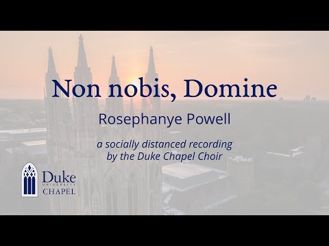 Non nobis, Domine (Rosephanye Powell)