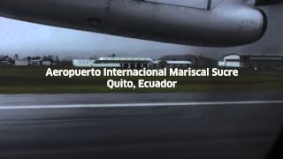 preview picture of video 'Vuelo TAME Guayaquil-Quito-Tulcán'