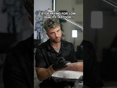 Low Quality Tattoos (Expectation Vs Reality) 🤷🏻‍♂️ #tattooartist #shorts