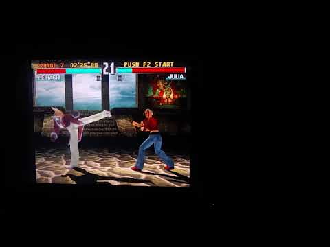 Tekken 3 Heihachi Neckbreaker on Julia Alternate Ko ryona
