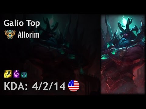 Galio Top vs Rumble - Allorim - NA Challenger Patch 7.6