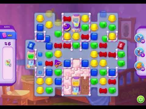 HomeScapes Level 8205 no boosters (14 moves)