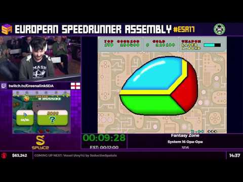 #ESA17 Speedruns - Fantasy Zone [System 16 Opa-Opa] by Greenalink