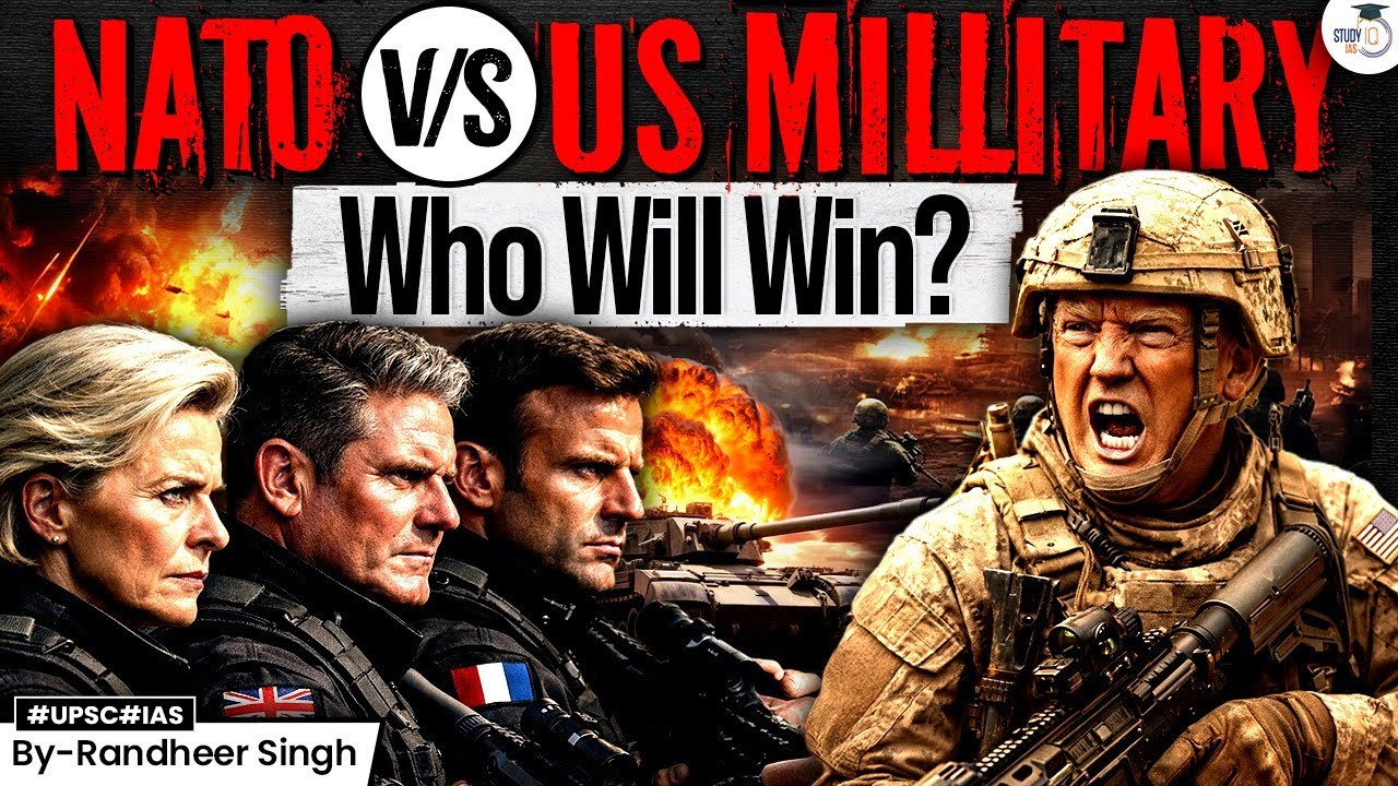 WHAT IF NATO & US MILITARY AGAINST TO EACH OTHER ? | NATO VS US MILITARY POWER COMPARISON | STUDYIQ