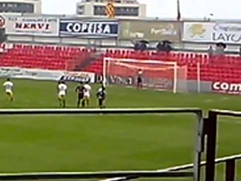 Gol del la S.D.Huesca ante el Barakaldo (1-0)