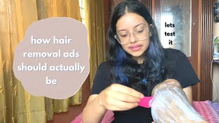 testing whether shaving or hair removal cream is better for women | + 3 week review | satshyaa