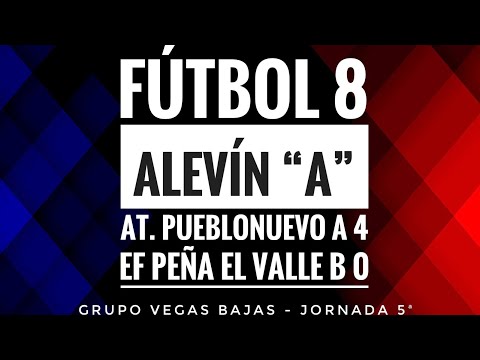 18/19 ALEVIN "A"| J.5ª ATLETICO PUEBLONUEVO A 4 - EF PEÑA EL VALLE B 0 (18-11-18)