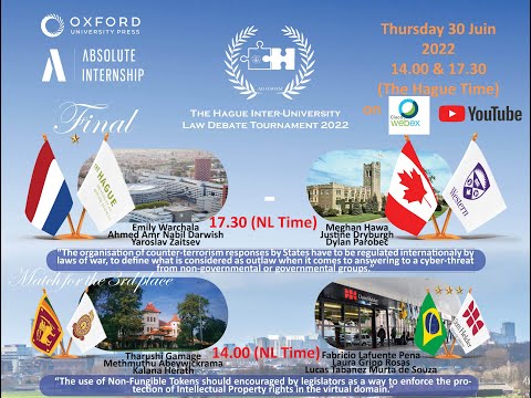 THIULDT 2022 - FINAL - The Hague University of A. S. (NED) vs. Western University (CAN)