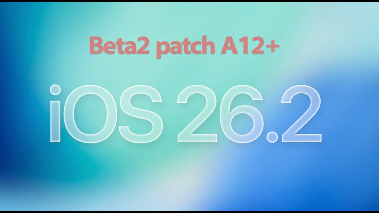 iOS26.2 Beta2 A12+ Apple patch ( INFO )