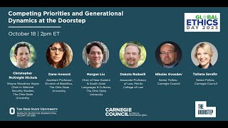 The Doorstep: Competing Priorities and Generational Dynamics at the Doorstep, live at Ohio State