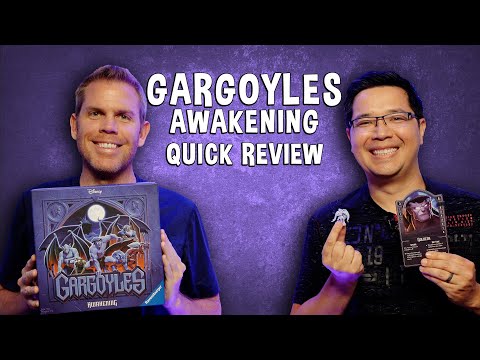 Quick Review of Gargoyles: Awakening - Cartoon Themed Board Game