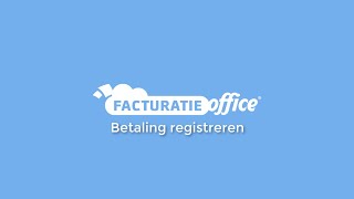 Betaling registreren