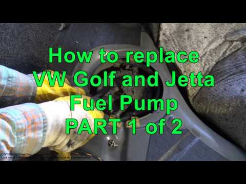 How to replace VW Golf and Jetta Fuel Pump. Years 1995 to 2015. PART 1 of 2