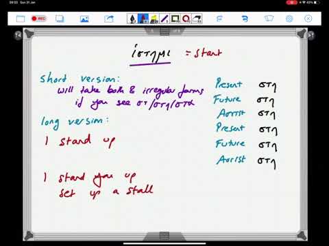An introduction to -μι verbs