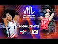 🇩🇴 DOM vs. 🇰🇷 KOR - Highlights Week 3 | Women's VNL 2023