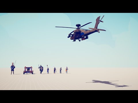 HELICOPTER vs EVERY FACTION - Totally Accurate Battle Simulator TABS
