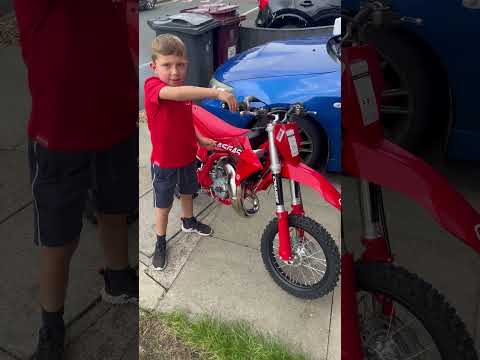 My brand new 2025 GAS GAS 65 🤘🏻#gasgas #motocross #dirtbike #mx #dirtrider #motocrossing #ktm