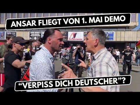 Ansar kicked out of May Day demonstration in Gera because of "Fuck off, Germans"?