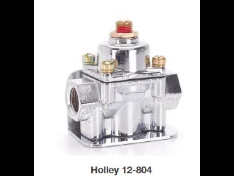 Holley 804 fuel pressure regulator install