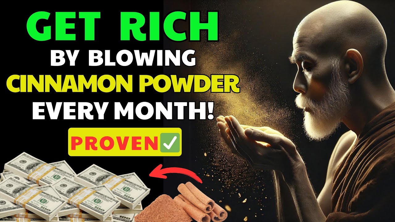 PROVEN✅ GET RICH by BLOWING CINNAMON POWDER on the 1st DAY of the month | Buddhist Teachings