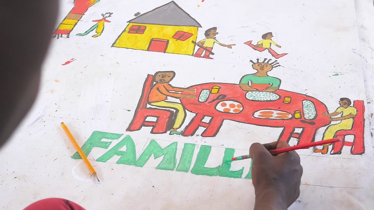 Imaginez l'avenir: une fresque murale réalisée par les enfants du Burundi