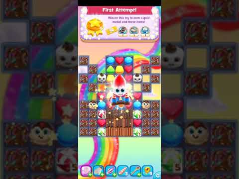 Cookie Jam Blast Game Play Walkthrough Rainbow Run Levels 291-300