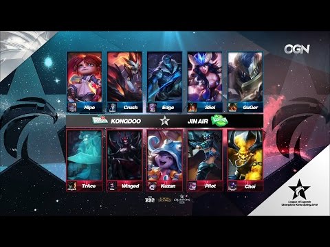 JAG vs KDM Game 2 Highlights - JIN AIR GREENWINGS vs Kongdoo Monster - LCK Week 9 - SPRING 2016