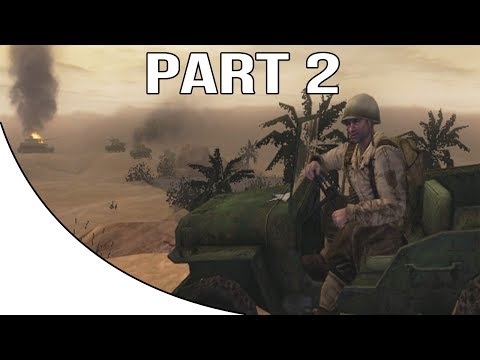 Call of Duty 2 Big Red One - Gameplay Walkthrough Part 2 - Kasserine Pass