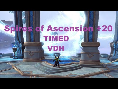 Spires of Ascension +20 Timed- Vengeance demon hunter POV - Tormented