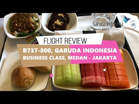 Flight Report | B737-800 Garuda Indonesia Business Class Medan-Jakarta | Fruit Platter