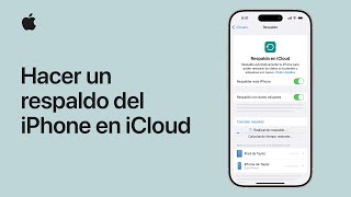 Cómo hacer un respaldo del iPhone en iCloud | Soporte técnico de Apple