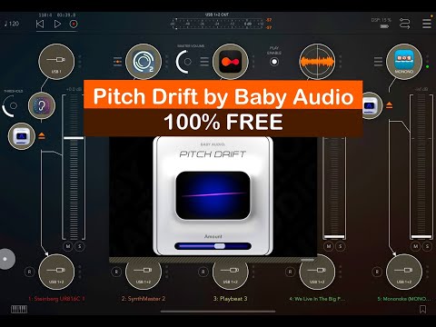 Pitch Drift by Baby Audio - 100% FREE - Why It Sounds So Good - Tutorial for iOS