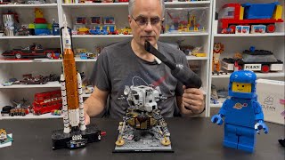 Clean Up NASA Lunar Lander plus LEGO Artemis Technic and Upscaled Spaceman