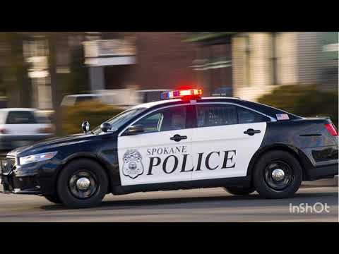 Sound effects            Police car siren, different tones, slow into a fast modulation