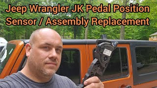 Jeep JK in Limp Mode???? Replace the Pedal Position Sensor Assembly P2135 and P0121 Codes