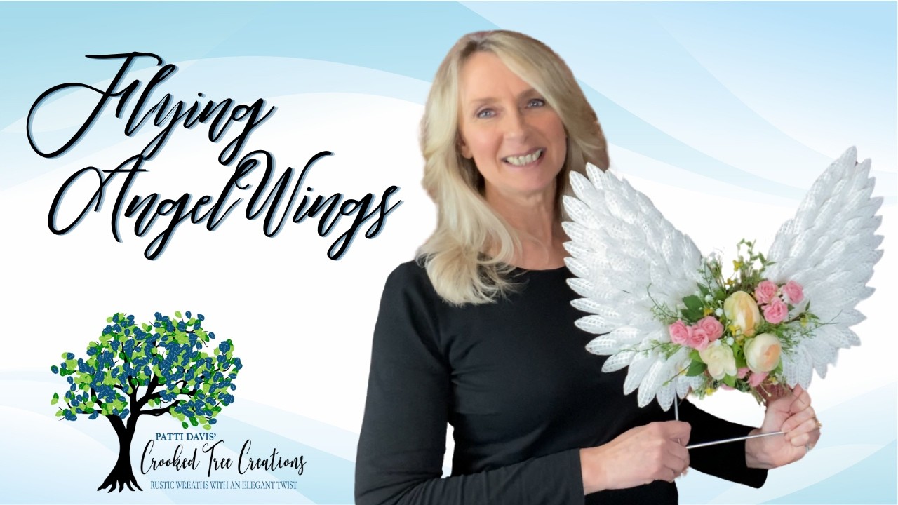 How to Make Flying Angel Wings Wreath | Easy DIY Tutorial