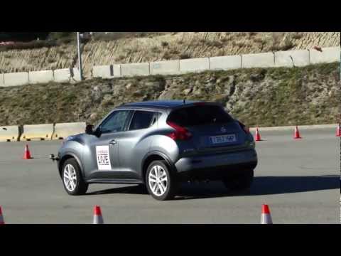 Nissan Juke. Prueba de control de derrapaje con ruedas posteriores «Easydrift»