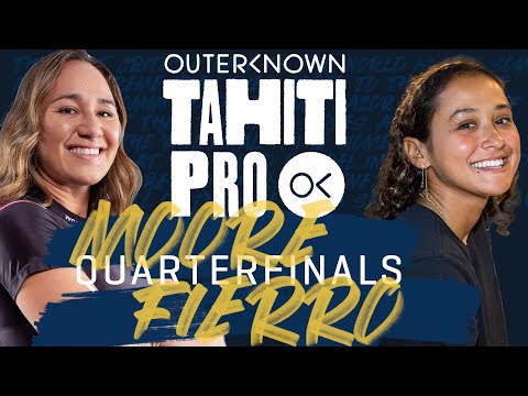 Carissa Moore vs Vahine Fierro | Outerknown Tahiti Pro - Quarterfinals