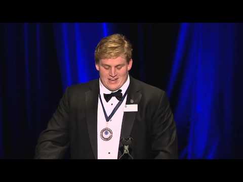 2012 Campbell Trophy winner Barrett Jones (Alabama) - Acceptance Speech
