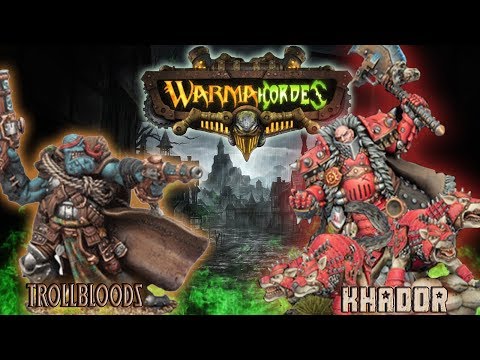 Warmachine & Hordes - Trollbloods (Jarl) vs. Khador (Butcher 3) - 75pt Battle Report