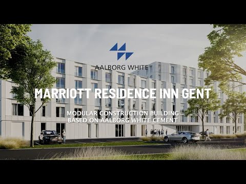 Modular construction: Marriot Résidence Inn Ghent