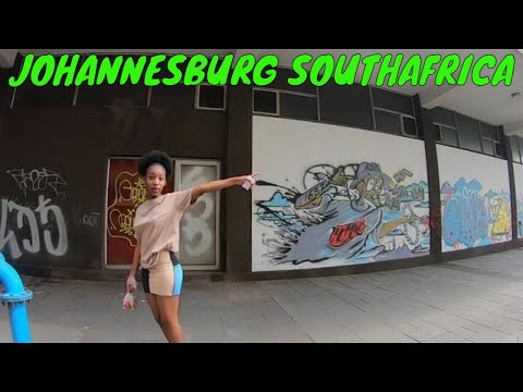 PARK STATION TO MANDELA BRIDGE FULL WALK TOUR-JOHANNESBURG SOUTHAFRICA (beautiful scenery)