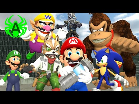 Mario and Sonic but Everyone is in it! (Daily Smash Routine 3)