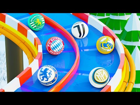 Marble Race Football Clubs - UEFA Champions League 2021-2022